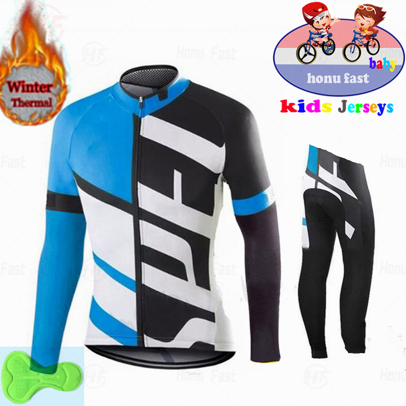 Baby Clothing Factory - 2026 Kids Winter Fleece Team Wielertrui