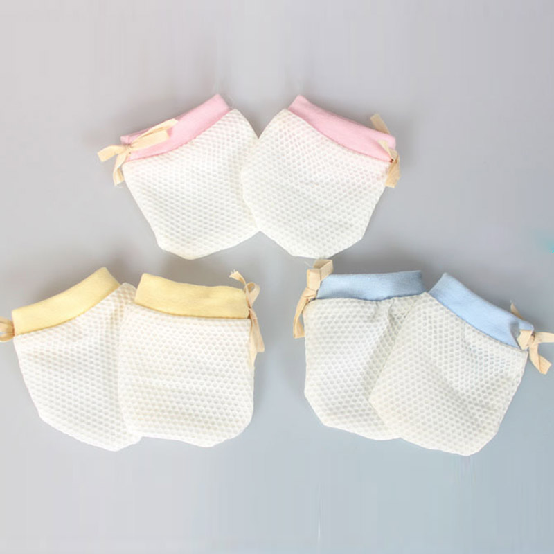 Baby Mittens Scratch - Baby krasbestendige gezichtshandschoen 0-8 maanden pasgeboren