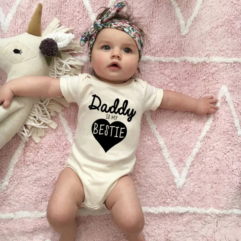 Baby Clothing Online - Daddy Is My Bestie Schattige babyjongens