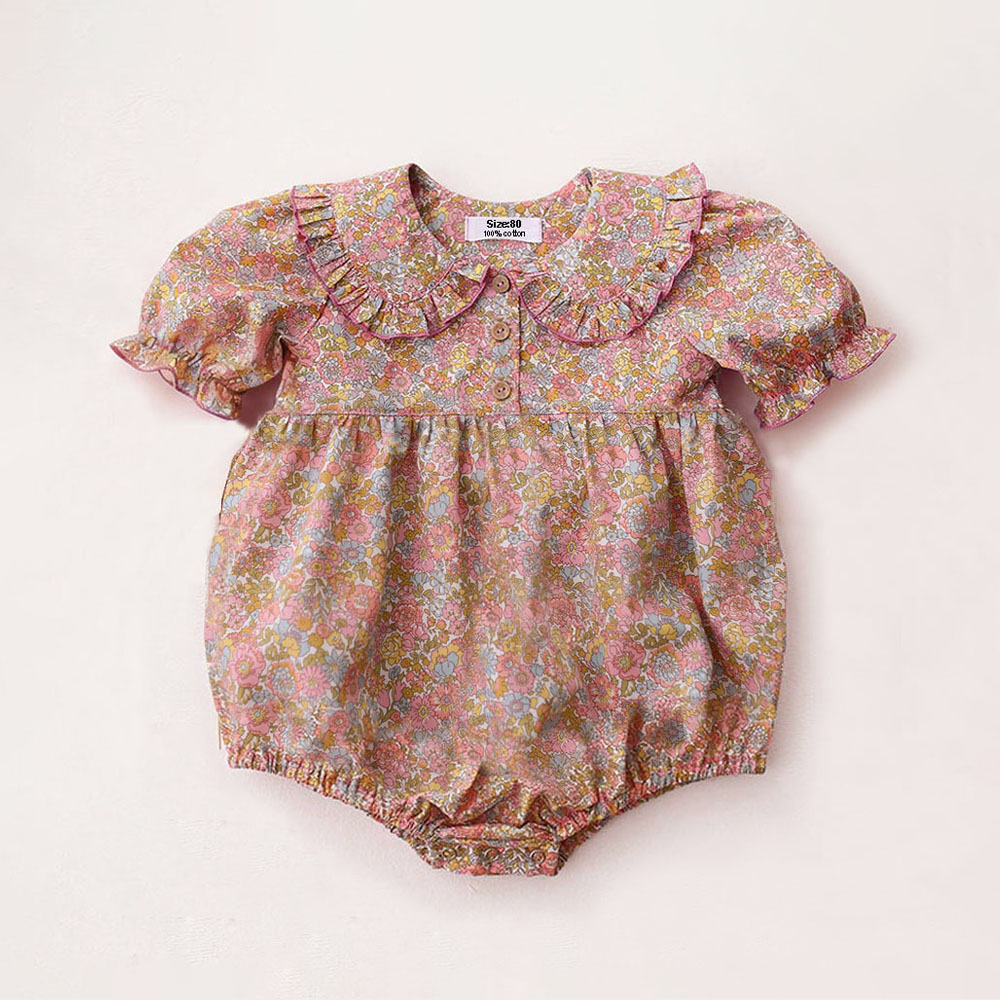Baby Clothing Online - Zomer baby romper, schattig bloemetjes meisjes