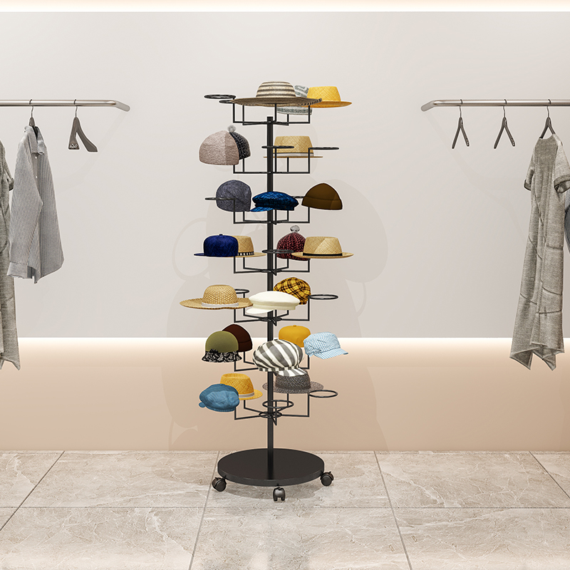 Baby Clothing Display - # Hoedenrek van vloer tot plafond,