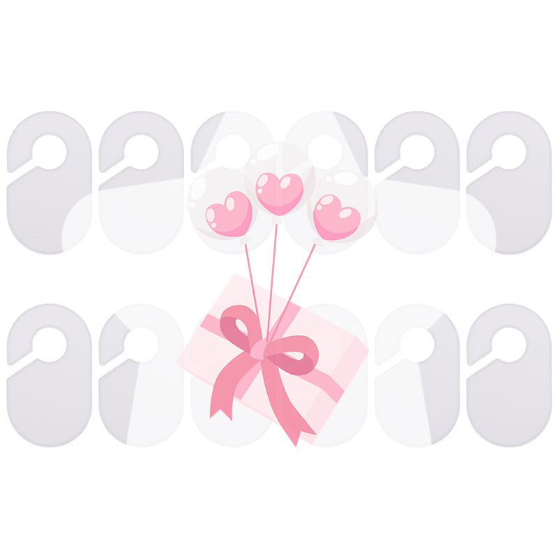 Baby Clothing Hanger Dividers - 12 stuks DIY babykleding maatverdelers, plastic