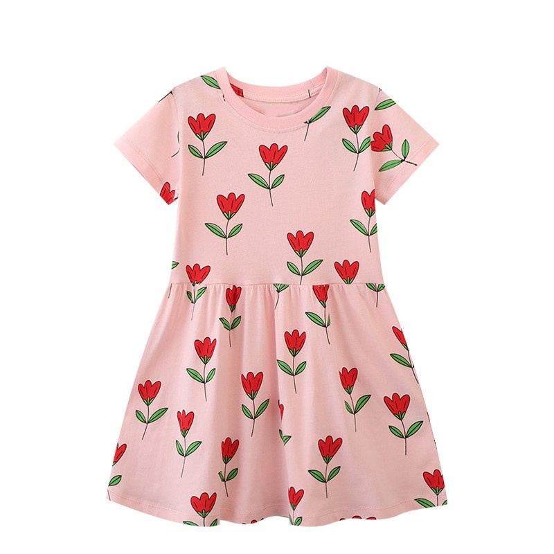 Baby Clothing Line - Springmeters 2-7T Prinses Meisjes Jurken Bloemen