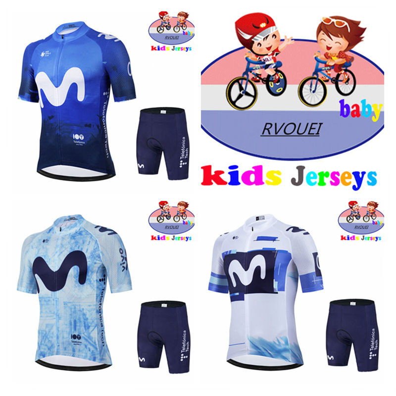 Baby Clothing Factory - Nieuwe Movistar Team Baby Ademend Kids