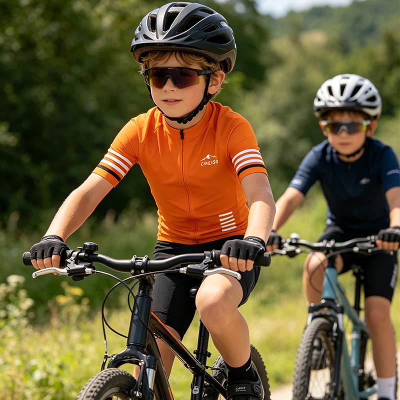 Baby Clothing Factory - 2026 Zomer Jongen Fietsshirt Sets Ademende