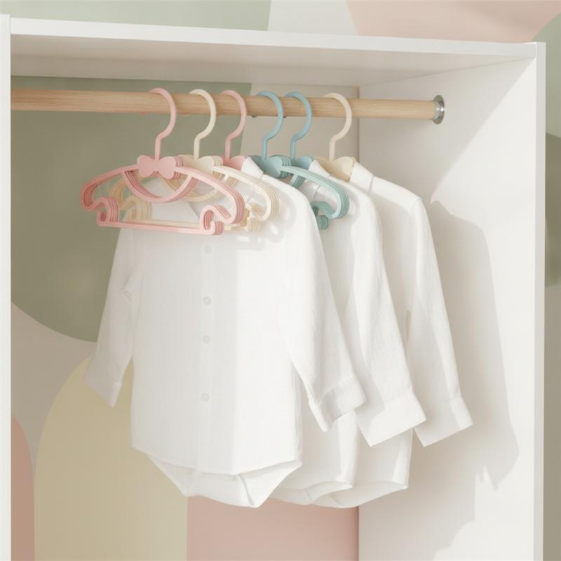Baby Clothing Hanging Rack - 12 STKS Baby Kinderkledinghangerset Duurzaam Antislip