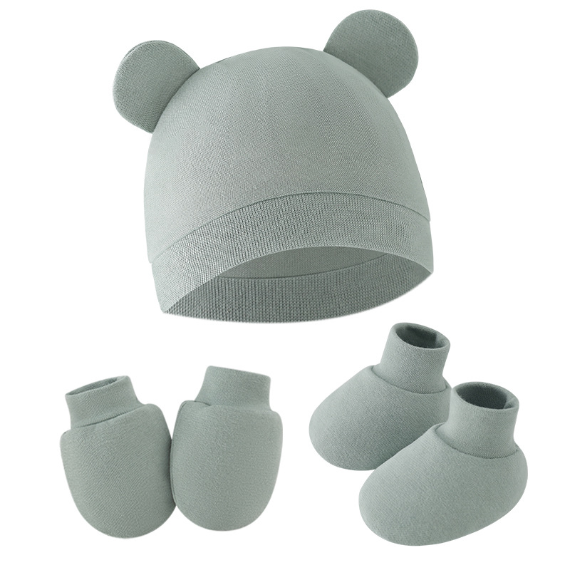 Baby Mittens Scratch - Schattige babymutsje pasgeboren motorkap handschoenen sokken