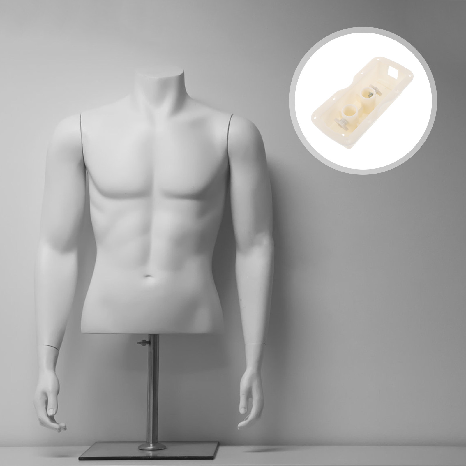 Baby Clothing Display - Vervangende basis voor mannequin-paalstandaard, plastic basis