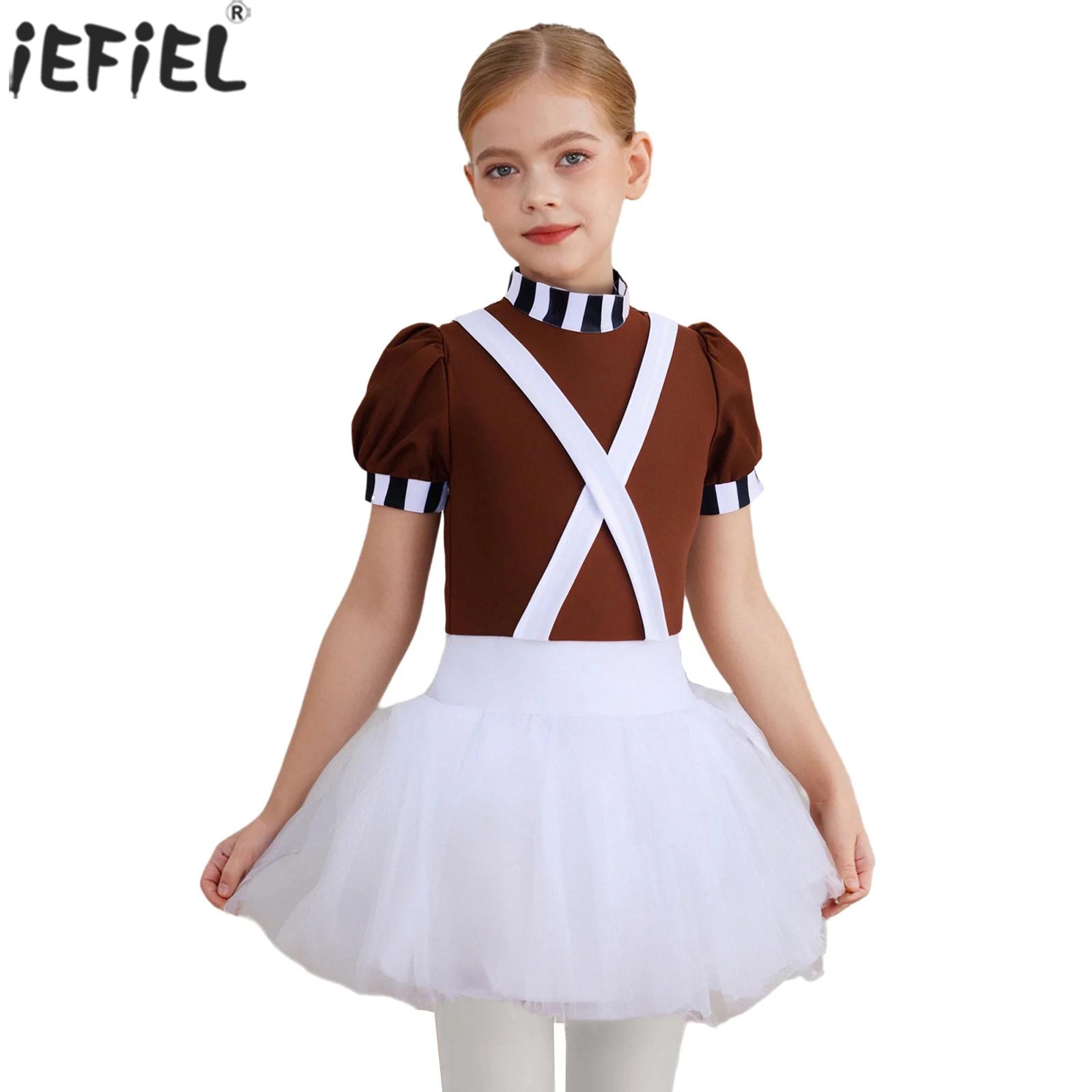 Baby Clothing Factory - Kid Meisjes Chocolade Fabriek Werknemer Halloween