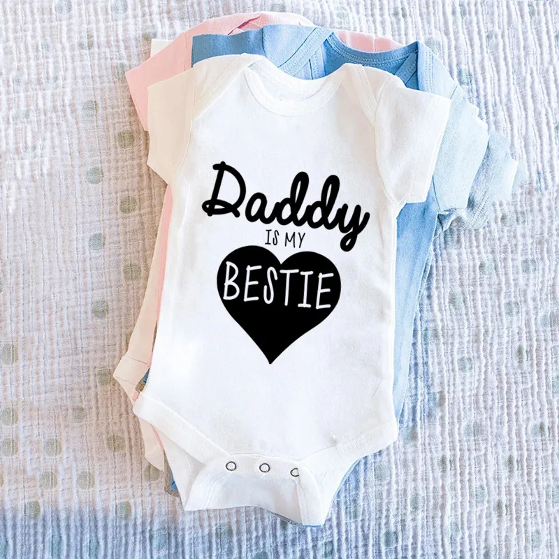 Daddy Is My Bestie Schattige b - Baby Clothing Online recensie en prijs