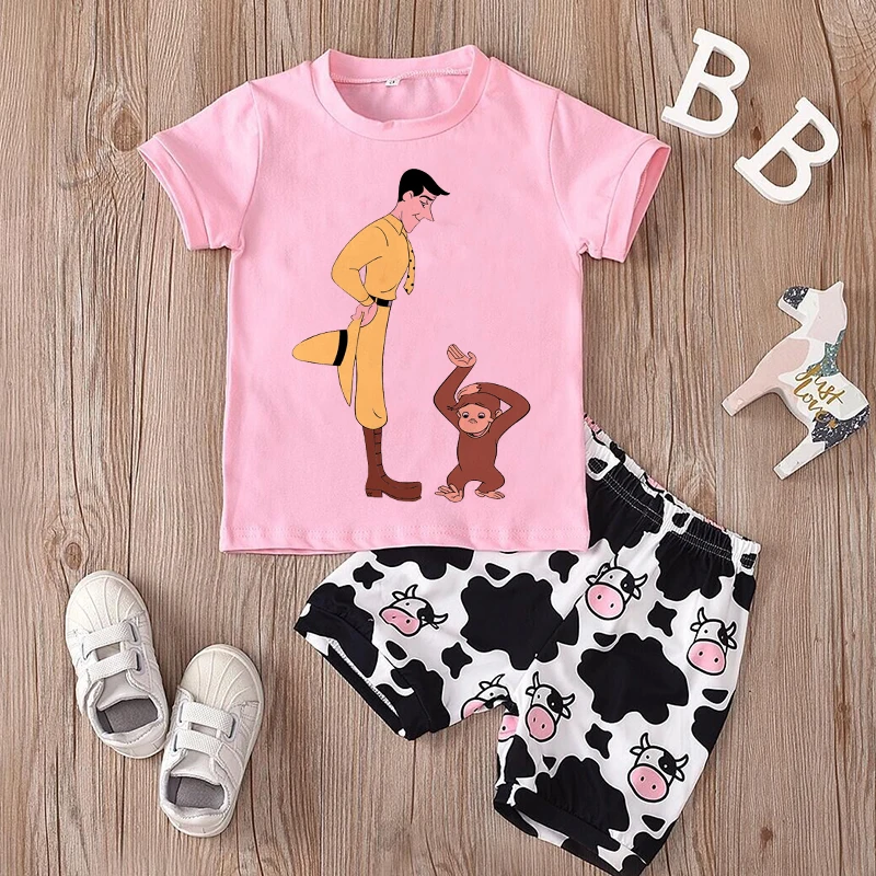 Curious George Cartoon Print T - Baby Clothing Sale recensie en prijs