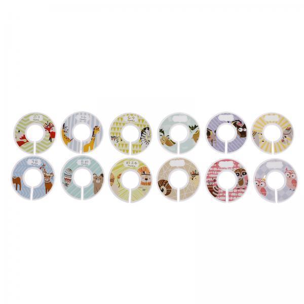 Lege ronde kledingmaatverdeler - Baby Clothing Hanger Dividers recensie en prijs