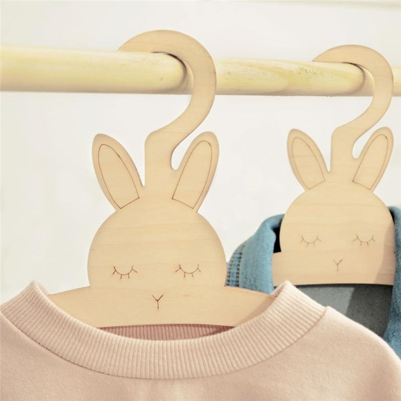 ABJI-20PCS Schattige houten kl - Baby Clothing Hanging Rack recensie en prijs