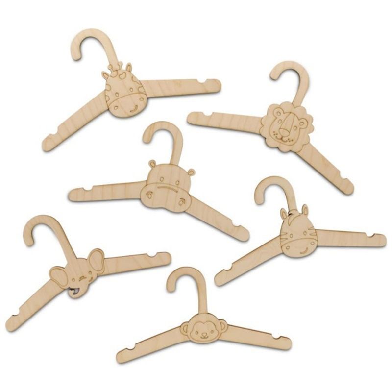 ABJI-20PCS Schattige houten kl - Baby Clothing Hanging Rack recensie en prijs