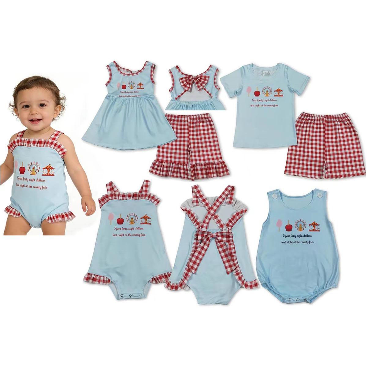 Groothandel Zomer Broer-Zus Ba - Baby Clothing Online recensie en prijs
