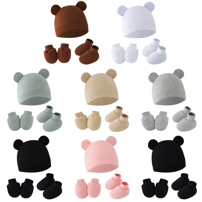 1 set pasgeboren muts met anti - Baby Mittens Scratch recensie en prijs
