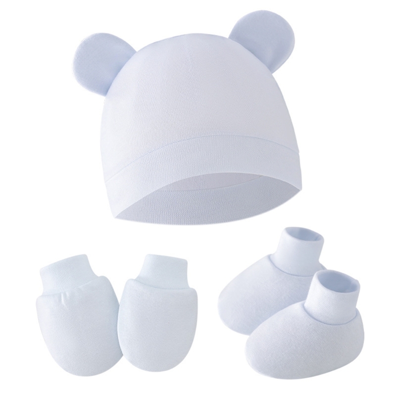 1 set pasgeboren muts met anti - Baby Mittens Scratch recensie en prijs