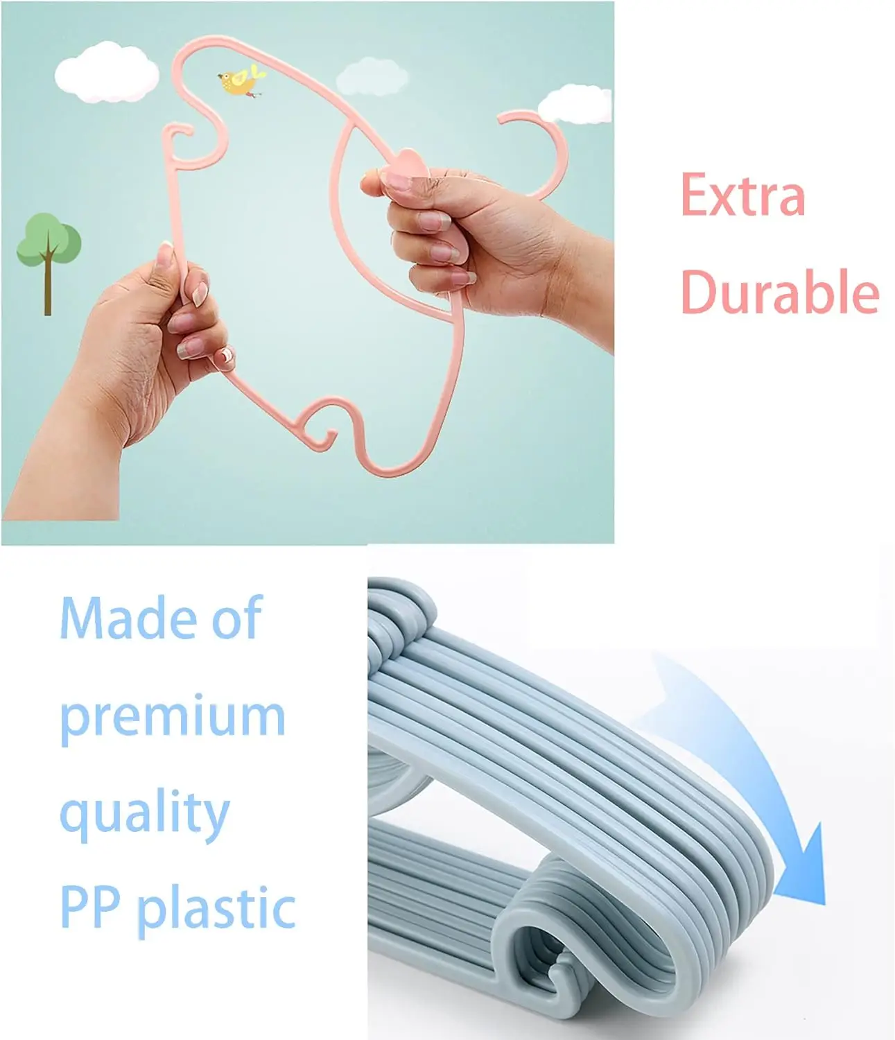 Babykledingrekken Plastic Hand - Baby Clothing Display recensie en prijs