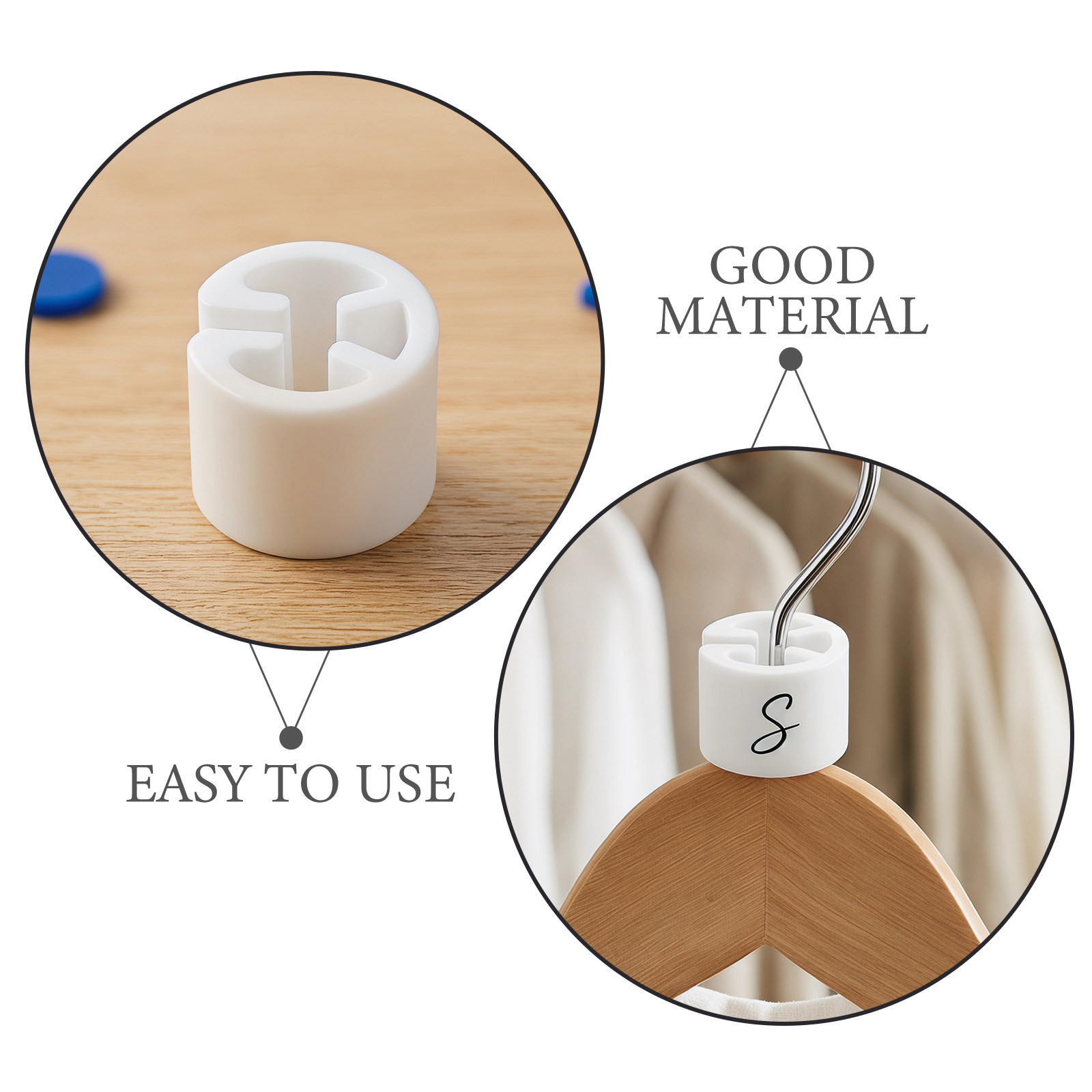100 stuks witte plastic kledin - Baby Clothing Hanger Dividers recensie en prijs