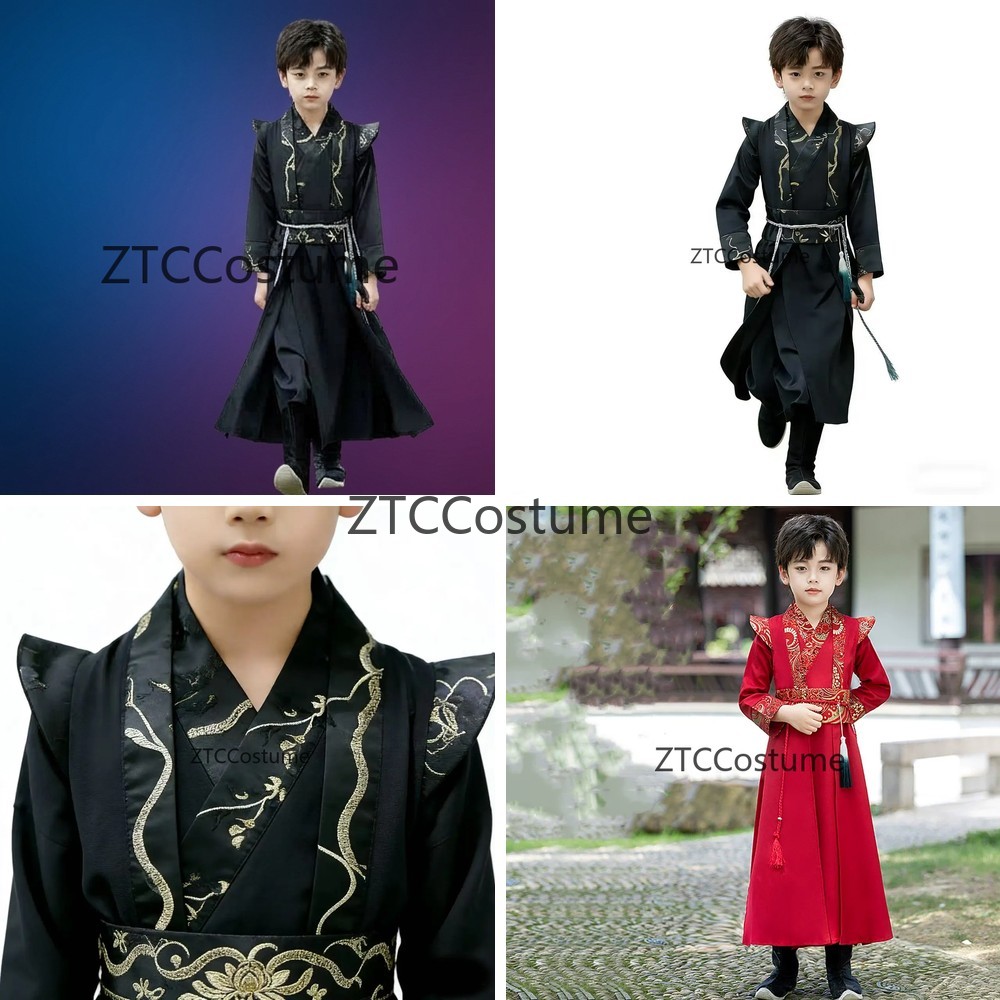Jongens Hanfu moderne jurk met - Baby Clothing Unit recensie en prijs