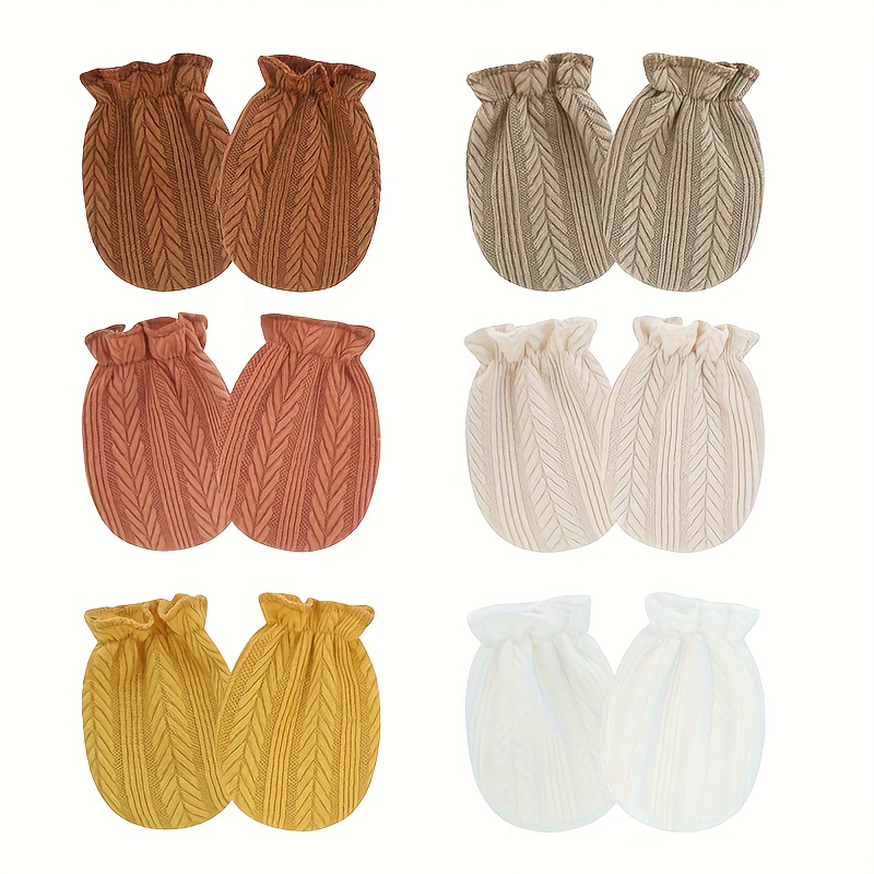6 paren/partij pasgeboren hand - Baby Mittens Scratch recensie en prijs