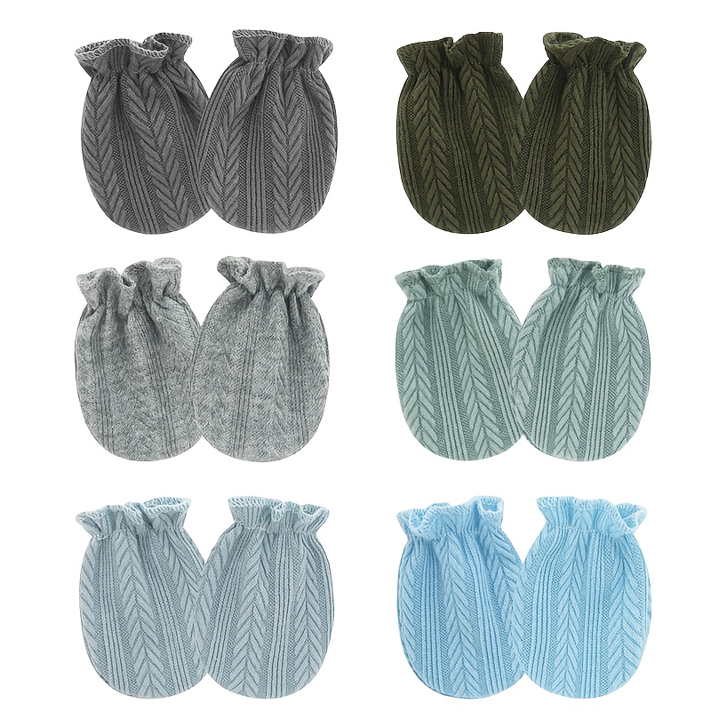 6 paren/partij pasgeboren hand - Baby Mittens Scratch recensie en prijs
