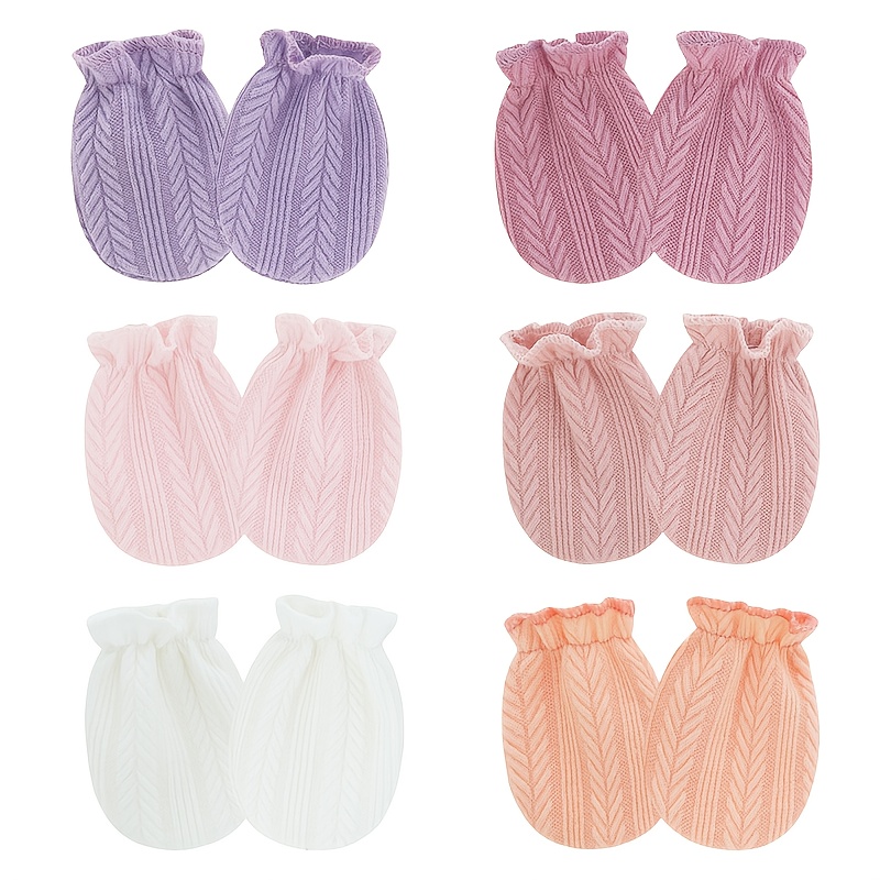 6 paren/partij pasgeboren hand - Baby Mittens Scratch recensie en prijs
